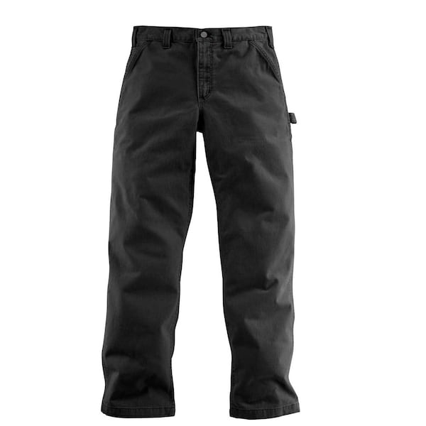 Carhartt B324 Relaxed-Fit Twill Utility Work Pant B324 BLK 34 32